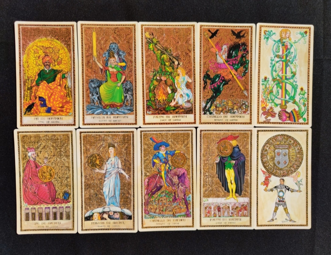 Tarot Shakespeare –1990 Édition Limitée Illustrée par Luigi Scapini (78 Cartes + Livret)
