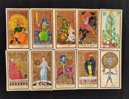 Tarot Shakespeare –1990 Édition Limitée Illustrée par Luigi Scapini (78 Cartes + Livret)