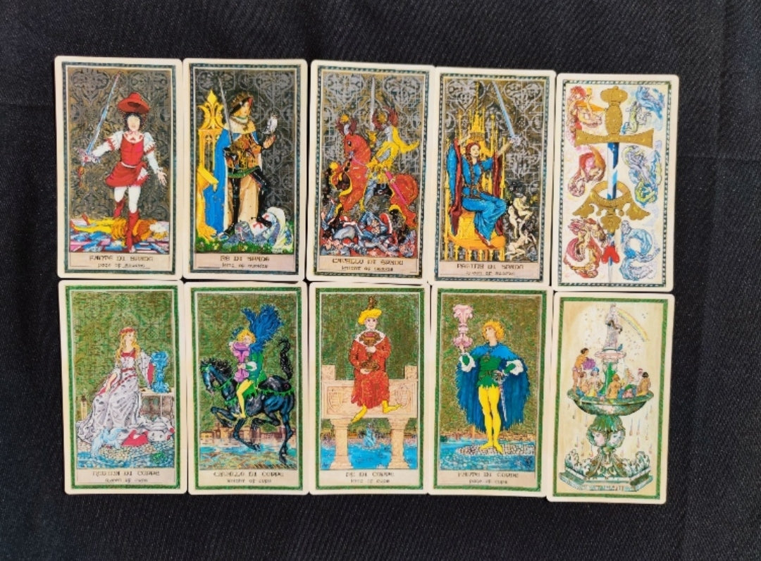 Tarot Shakespeare –1990 Édition Limitée Illustrée par Luigi Scapini (78 Cartes + Livret)