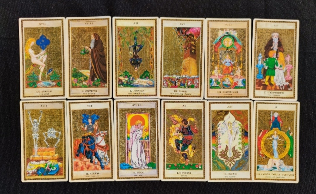 Tarot Shakespeare –1990 Édition Limitée Illustrée par Luigi Scapini (78 Cartes + Livret)