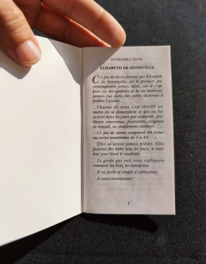 Coffret Tarot Elisabeth de Senneville 2002 – Jeu Divinatoire Rare 44 Cartes Neuf Sous Blister – Édition Réunion des Musées Nationaux Dusserre