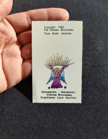 Les Anges de la Paix (1990) • Jeu de Cartes Spirituel Rare – 51 Cartes + Notice en Français