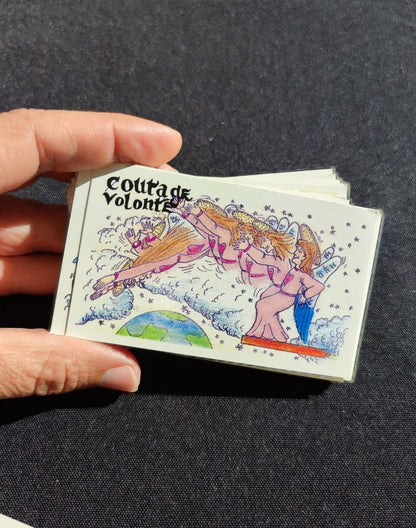 Les Anges de la Paix (1990) • Jeu de Cartes Spirituel Rare – 51 Cartes + Notice en Français
