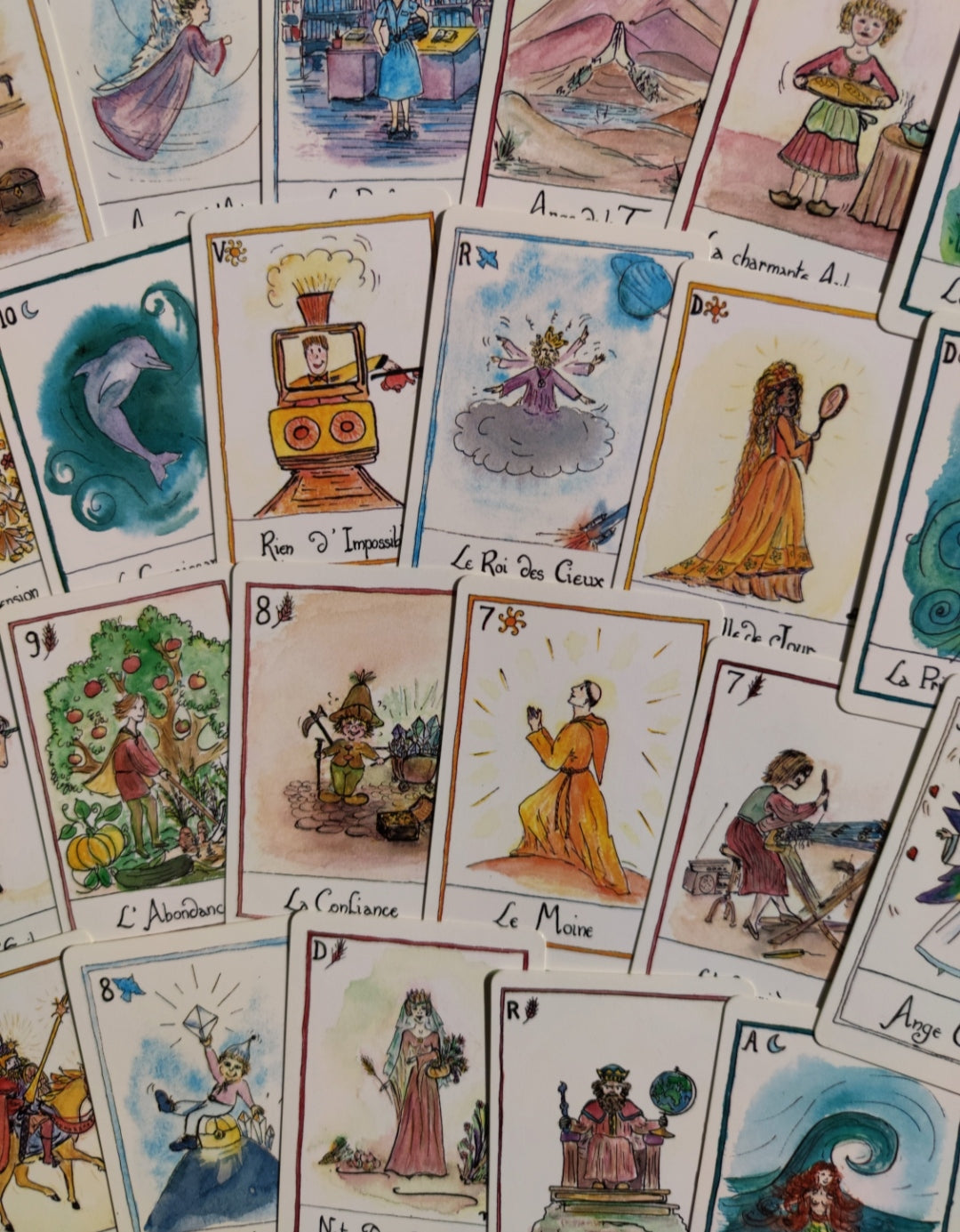Jeu Divinatoire 4 Éléments 1993 • Oracle Feu Terre Air Eau
