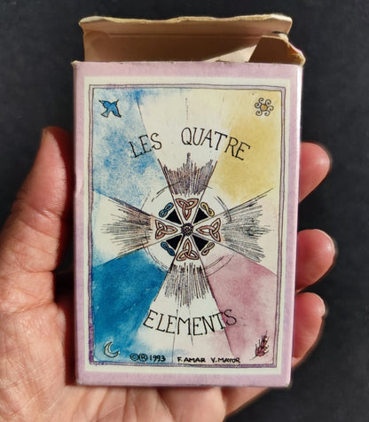 Jeu Divinatoire 4 Éléments 1993 • Oracle Feu Terre Air Eau