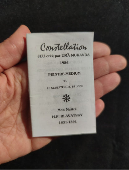 Oracle Astrologique Uma Mukanda (1986) – Jeu Rare de 32 Cartes avec Livret en Français