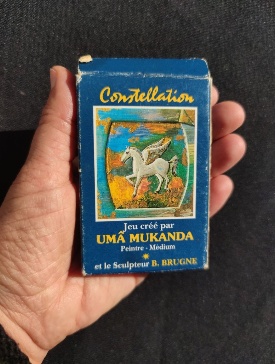 Oracle Astrologique Uma Mukanda (1986) – Jeu Rare de 32 Cartes avec Livret en Français