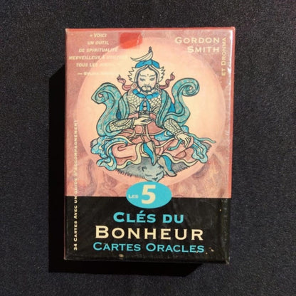 Coffret "Les 5 Clés du Bonheur" – Jeu de Cartes Tibétain Neuf avec Livret – Gordon Smith & Dronma (2010)