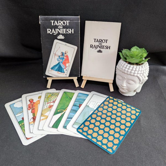 Tarot de Rajneesh – Jeu Spirituel Rare (1996) – 60 Cartes Mystiques avec Livret