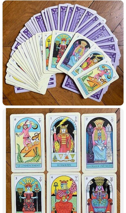 Tarot Mystic Meg 2003 – Édition Rare Scellée – Jeu de Tarot Divinatoire Français Unique et Neuf