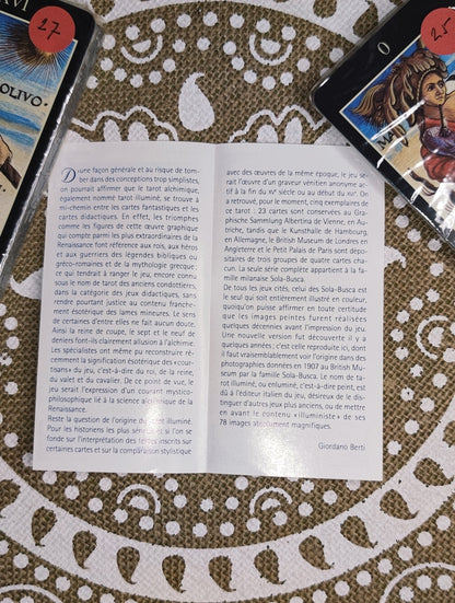 Tarot Alchimique Lo Scarabeo 2002 – Jeu Divinatoire Symbolique Rare et Neuf Sous Blister