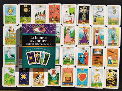 Tarot La Bonne Aventure – Lady Lorelei (2014) – Jeu Divinatoire Bohémien Rare & Complet en Français