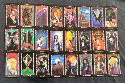 Tarot des Vampires – Jeu de Tarot Gothique Rare (2001) – 78 Cartes + Livret – US Games Systems