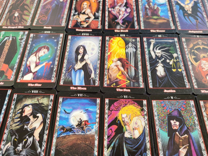 Tarot des Vampires – Jeu de Tarot Gothique Rare (2001) – 78 Cartes + Livret – US Games Systems