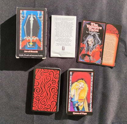 Tarot des Vampires – Jeu de Tarot Gothique Rare (2001) – 78 Cartes + Livret – US Games Systems