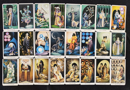 Tarot of the Cat People – Karen Kuykendall – Jeu de Tarot Rare 78 Cartes + Livret – Thème Chats et Fantastique