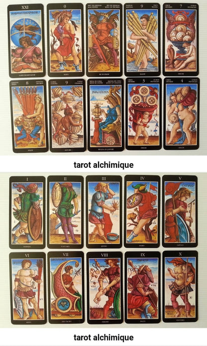 Tarot Alchimique Lo Scarabeo 2002 – Jeu Divinatoire Symbolique Rare et Neuf Sous Blister