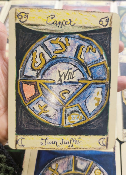 Jeu du Destin – Cartes Talisman de Catherine Jan – Oracle Astrologique Ancien et Rare en Français (Vintage)