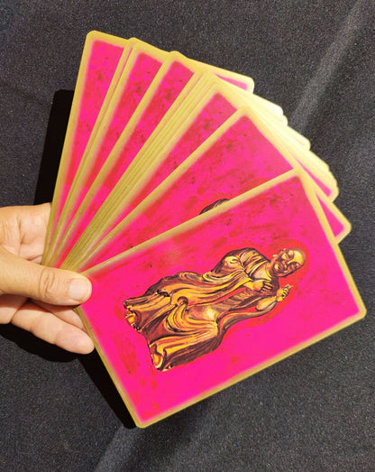 Tarot Hindou Madame Indira – Édition Rare 1993 – Jeu Divinatoire ésotérique avec Livret Bilingue