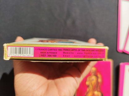 Tarot Hindou Madame Indira – Édition Rare 1993 – Jeu Divinatoire ésotérique avec Livret Bilingue