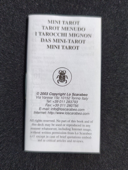 Mini Tarot Égyptien Silvana Alasia – Édition Rare 2003 – Jeu Divinatoire Complet Format de Poche