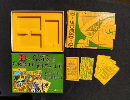 Grand Oracle Celtique Alan Borvo – Édition Rare 1981 – Jeu Divinatoire Celtique Complet avec Livret