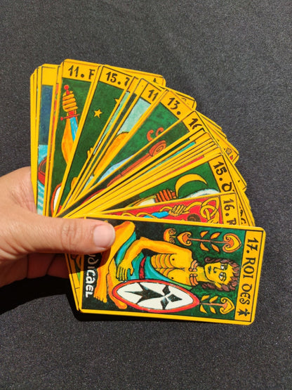 Grand Oracle Celtique Alan Borvo – Édition Rare 1981 – Jeu Divinatoire Celtique Complet avec Livret
