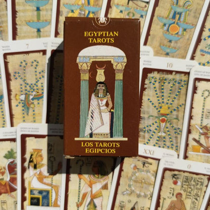 Mini Tarot Égyptien Silvana Alasia – Édition Rare 2003 – Jeu Divinatoire Complet Format de Poche