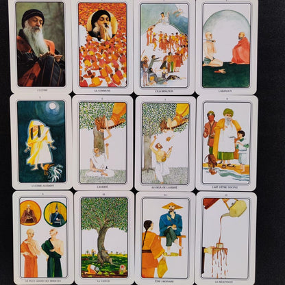 Tarot de Rajneesh – Jeu Spirituel Rare (1996) – 60 Cartes Mystiques avec Livret