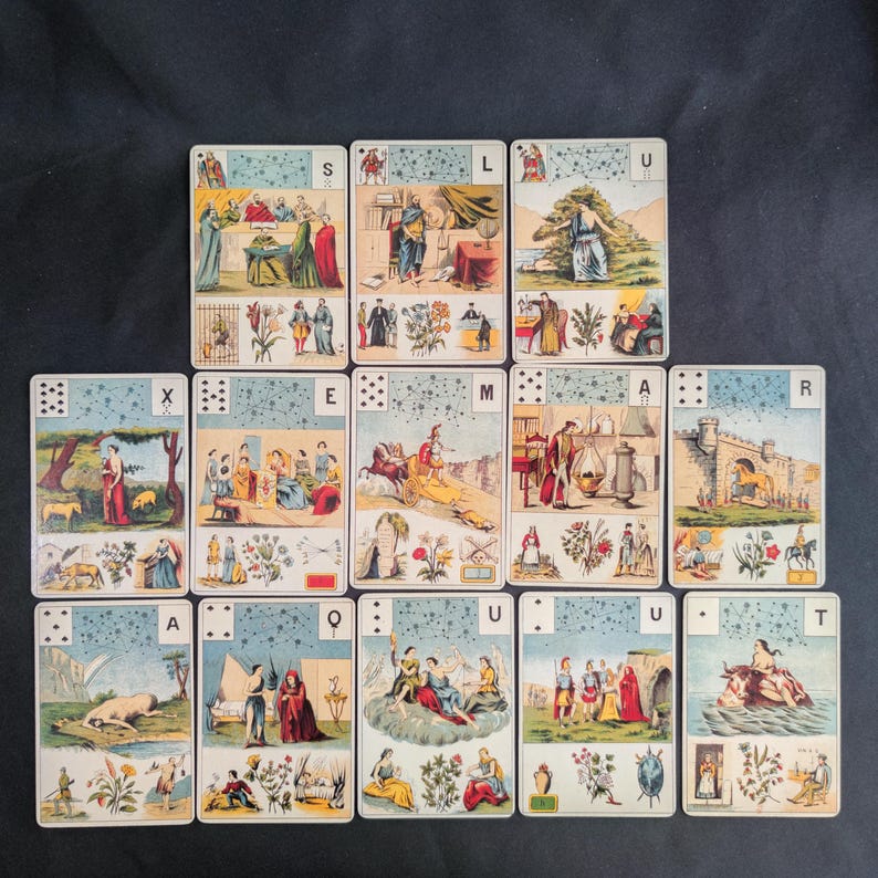 Grand Jeu de Société et Pratiques Secrètes de Mlle Lenormand – Dusserre 1991
