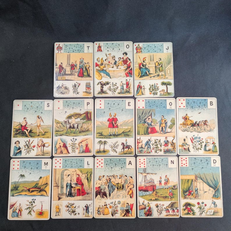 Grand Jeu de Société et Pratiques Secrètes de Mlle Lenormand – Dusserre 1991