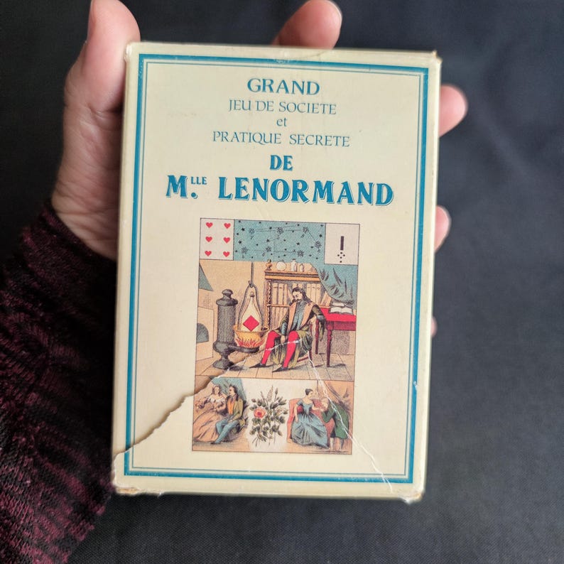 Grand Jeu de Société et Pratiques Secrètes de Mlle Lenormand – Dusserre 1991
