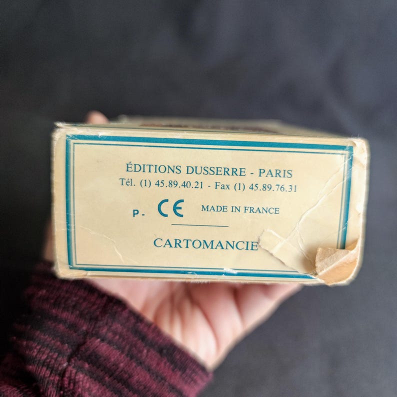 Grand Jeu de Société et Pratiques Secrètes de Mlle Lenormand – Dusserre 1991