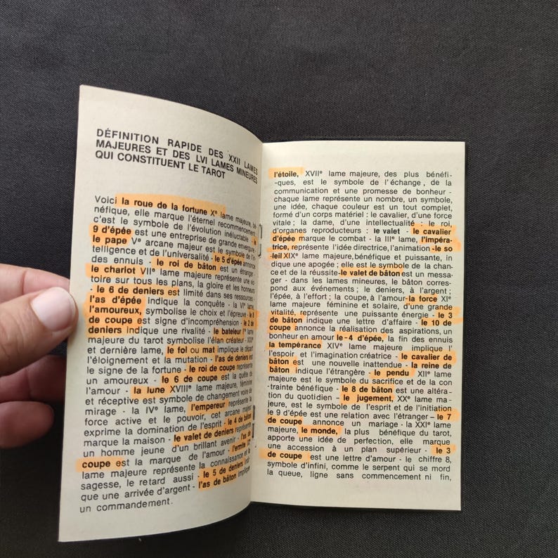 Tarot de Louttre B – Grimaud – 1981