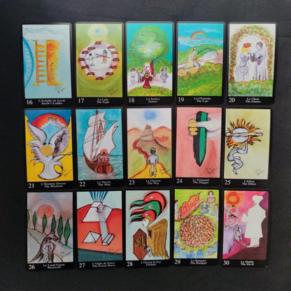 Oracle de l’Atlantide – France Cartes, 1996 – 42 cartes bilingues
