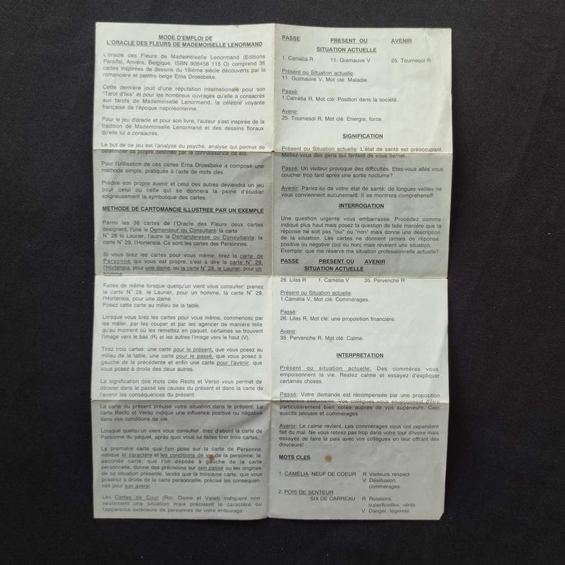 Oracle des Fleurs – Erna Droesbeke – Parsifal 1994