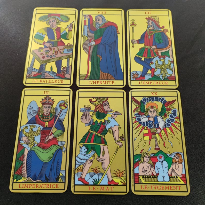 Tarot de Marseille Reconstitué – Le Mat – 2005