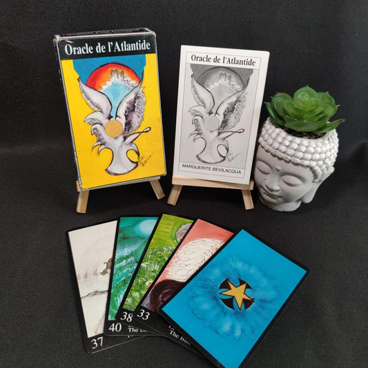 Oracle de l’Atlantide – France Cartes, 1996 – 42 cartes bilingues