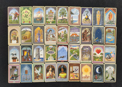 The mystical cards of Mlle Lenormand 2005 -Gift-Divination-Cartomancy -Clairvoyance -Fortune telling -Tarot deck-Esotericism-Prediction
