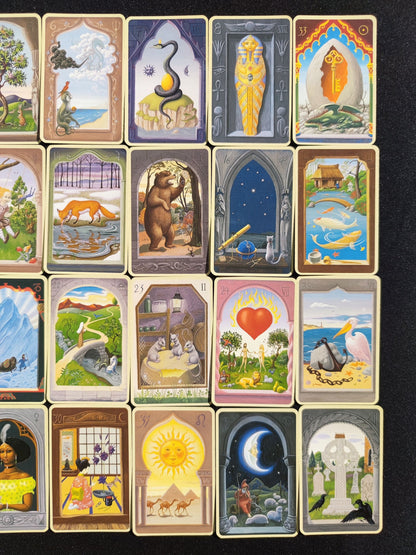 The mystical cards of Mlle Lenormand 2005 -Gift-Divination-Cartomancy -Clairvoyance -Fortune telling -Tarot deck-Esotericism-Prediction