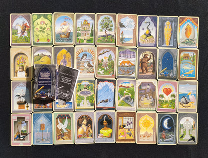 The mystical cards of Mlle Lenormand 2005 -Gift-Divination-Cartomancy -Clairvoyance -Fortune telling -Tarot deck-Esotericism-Prediction