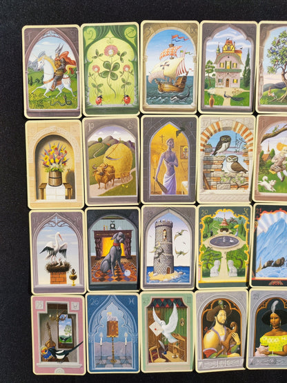 The mystical cards of Mlle Lenormand 2005 -Gift-Divination-Cartomancy -Clairvoyance -Fortune telling -Tarot deck-Esotericism-Prediction