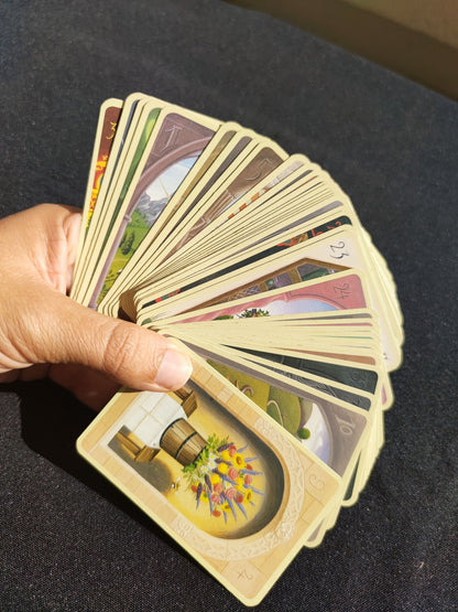 The mystical cards of Mlle Lenormand 2005 -Gift-Divination-Cartomancy -Clairvoyance -Fortune telling -Tarot deck-Esotericism-Prediction