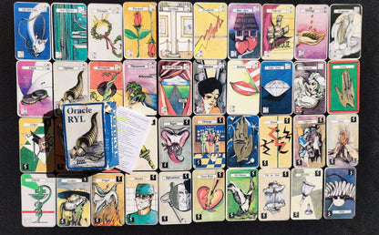 Oracle Ryl 1999-Gift-Divination -Cartomancy -Clairvoyance-Fortune telling -Tarot deck-Esotericism -Prediction