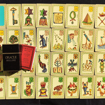 Oracle Belline Luxury Version Gold edges 1997-gift-divination-cartomancy-clairvoyance-fortune telling-esotericism-divinatory guidance