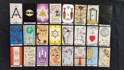 First edition "Oracle of the triad" 1992-Gift-Divination -Cartomancy -Clairvoyance-Fortune telling -Tarot deck-Esotericism -Prediction