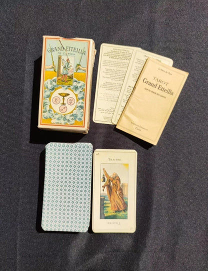 Grand Etteilla Egyptian gypsies Tarot Duserre-Gift -Divination -Cartomancy -Clairvoyance -Fortune telling -Esotericism