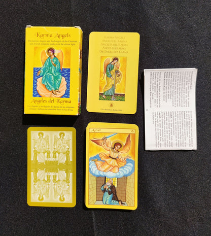 Oracle Angels Karma 2003- Lo Scarabeo-gift-divination-cartomancy-clairvoyance-fortune telling- tarot deck-esotericism-divinatory guidance