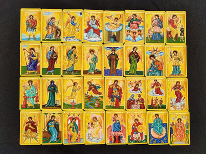 Oracle Angels Karma 2003- Lo Scarabeo-gift-divination-cartomancy-clairvoyance-fortune telling- tarot deck-esotericism-divinatory guidance