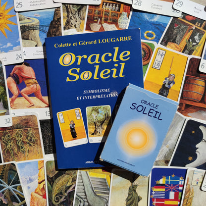 the Sun Oracle 2012 with the book 2002 gift-divination-cartomancy-clairvoyance-fortune telling-tarot deck-esotericism-divinatory guidance
